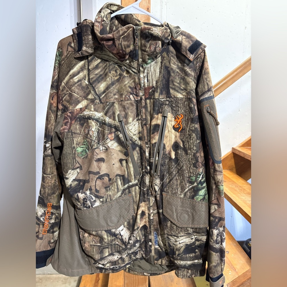 Browning Hells Canyon Camo Hunting Jacket L